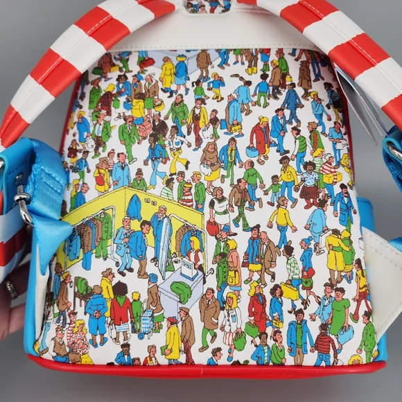 NWT Loungefly Where's Waldo mini backpack - Picture 4 of 8
